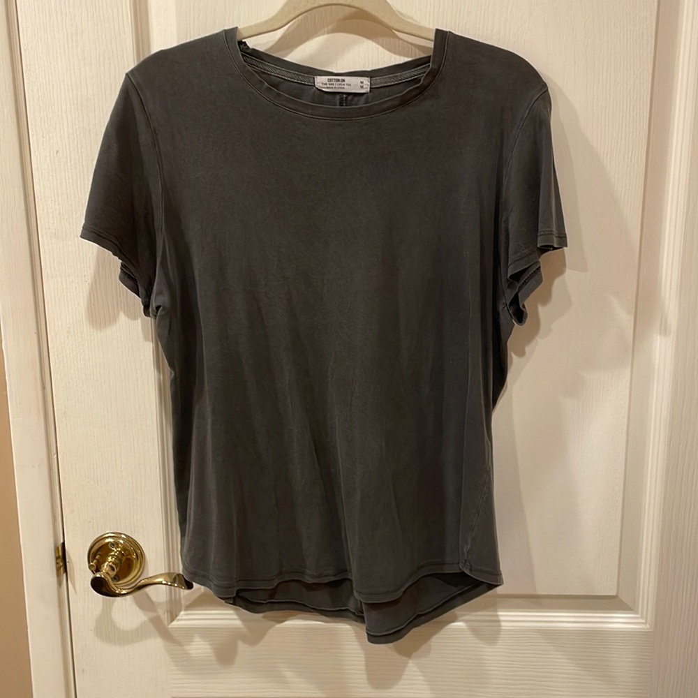 Grey cotton on T-shirt